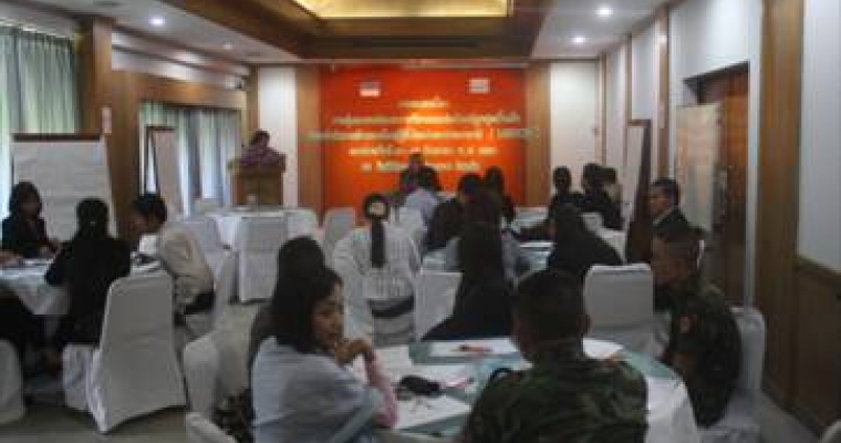 Naeem J. Durrani, Protection Officer, Head of Field Office Mae Hong Son, welcomed the participants to the training.